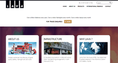 Desktop Screenshot of lavabattery.com